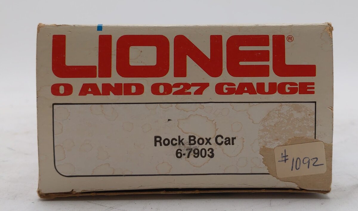 Lionel 6-7903 O Gauge The Rock Small Boxcar LN/Box