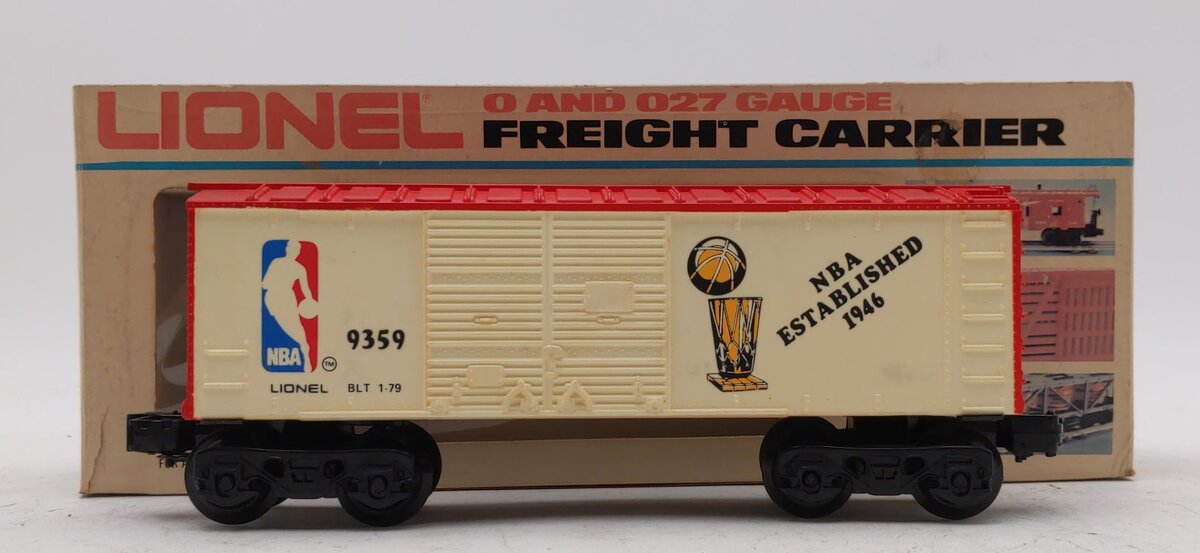 Lionel 6-9359 O Gauge NBA Basketball Boxcar