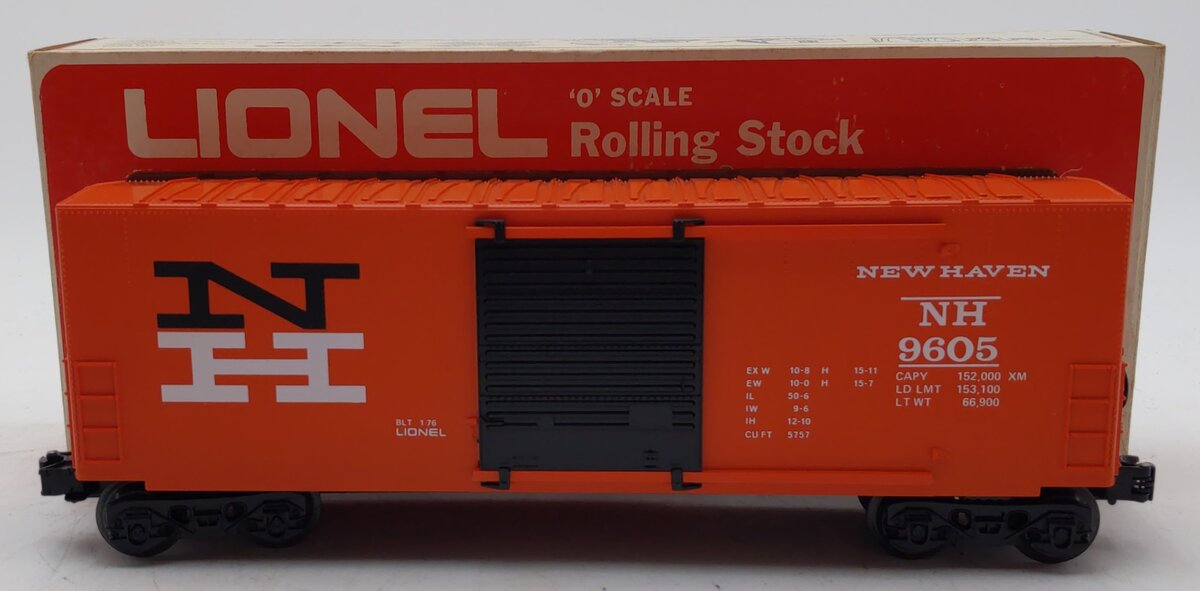 Lionel 6-9605 O Gauge New Haven Hi-Cube Boxcar #9605 LN/Box