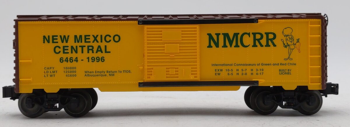 Lionel 6-52087 O Gauge 1996 TTOS New Mexico Central Boxcar EX/Box