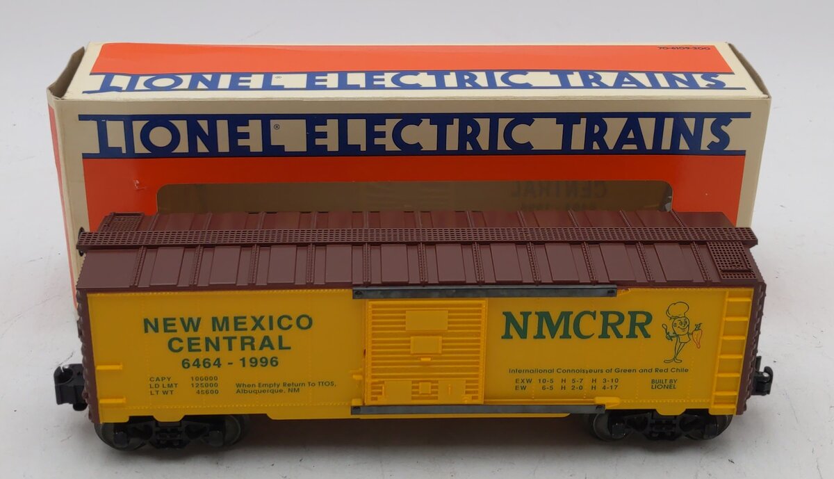 Lionel 6-52087 O Gauge 1996 TTOS New Mexico Central Boxcar EX/Box