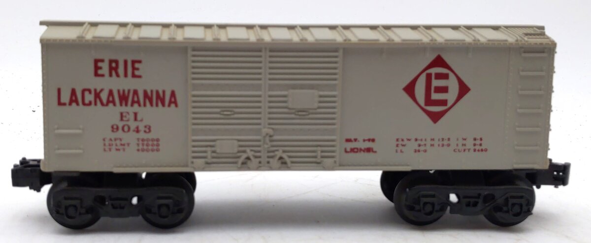 Lionel 6-9043 O Gauge Erie Lackawanna Small Boxcar NEW