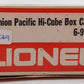 Lionel 6-9606 O Gauge Union Pacific Hi-Cube Boxcar LN/Box