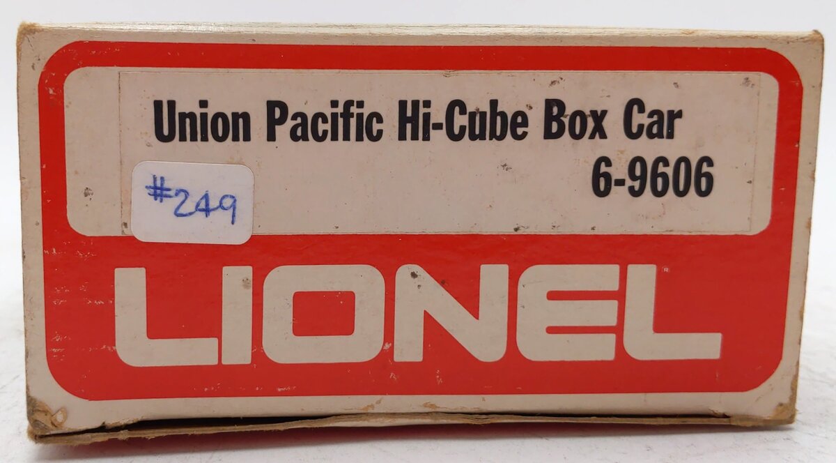 Lionel 6-9606 O Gauge Union Pacific Hi-Cube Boxcar LN/Box
