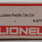 Lionel 6-9776 O Gauge Southern Pacific "Overnight" Boxcar LN/Box