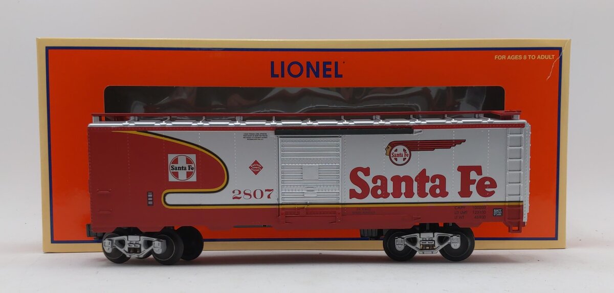 Lionel 6-52477 O Gauge Santa Fe War Bonnet Boxcar #2807 NIB