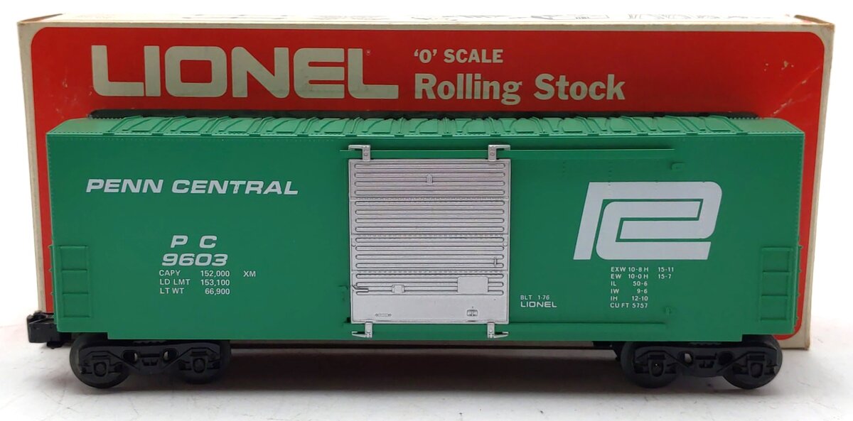 Lionel 6-9603 O Gauge Penn Central Hi-Cube Boxcar #9603 EX/Box