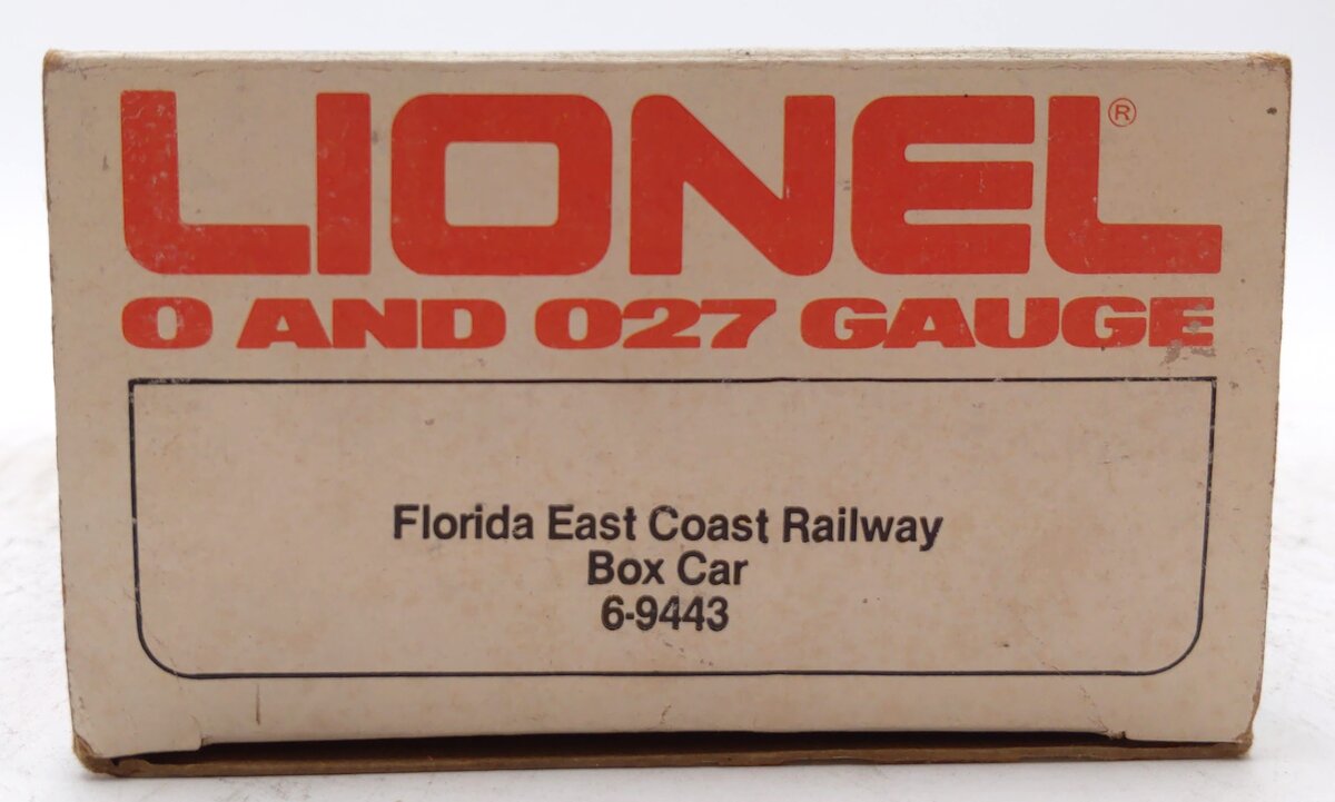 Lionel 6-9443 O Gauge Florida East Coast Boxcar LN/Box