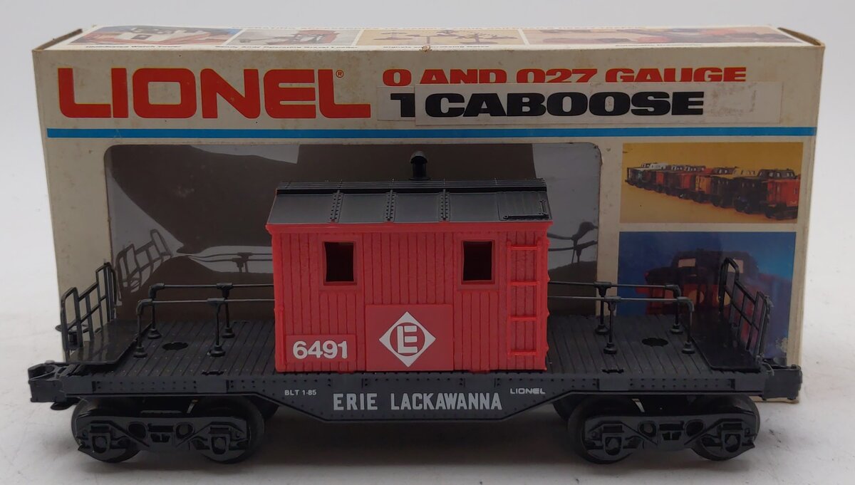 Lionel 6-6491 O Erie Lackawanna Transfer Caboose NIB