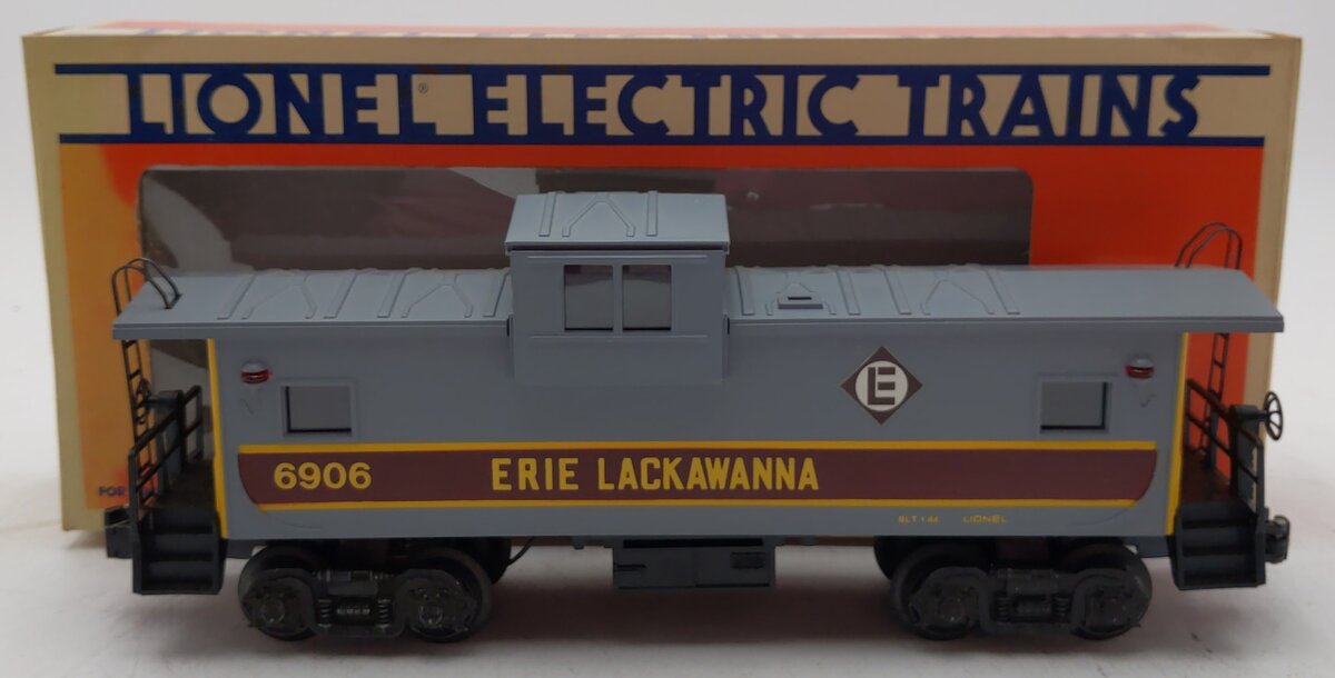 Lionel 6-6906 O Gauge Erie Lackawanna Extended Vision Caboose #6906 LN/Box