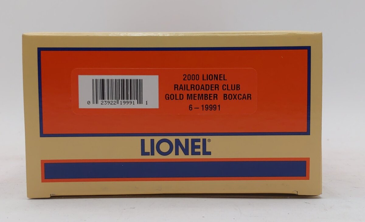 Lionel 6-19991 O Gauge 2000 Lionel Railroader Club Gold Member Box Set NIB