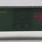 Lionel 6-9742 O Gauge M&StL Boxcar with 1973 Season's Greetings Overstamp EX