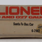 Lionel 6-7902 O Santa Fe Short Boxcar