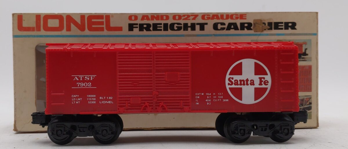 Lionel 6-7902 O Santa Fe Short Boxcar