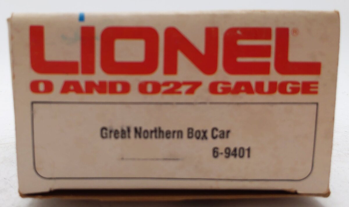 Lionel 6-9401 O Gauge Great Northern Boxcar #9401 NIB