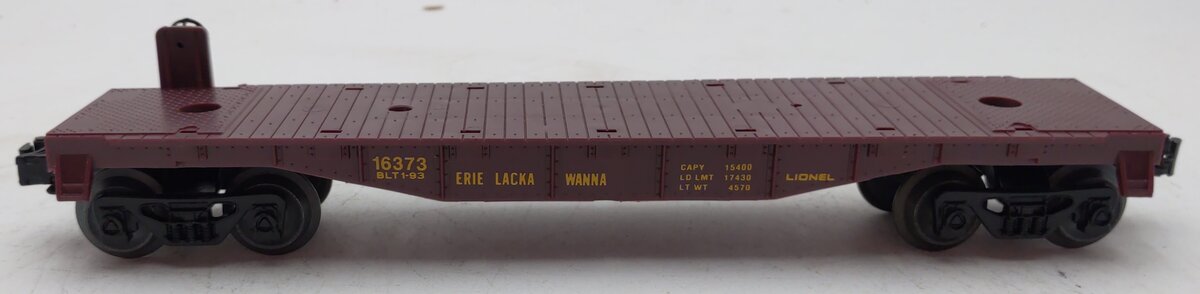 Lionel 6-16373 Erie Lackawanna Flatcar #16373 with Stakes NIB