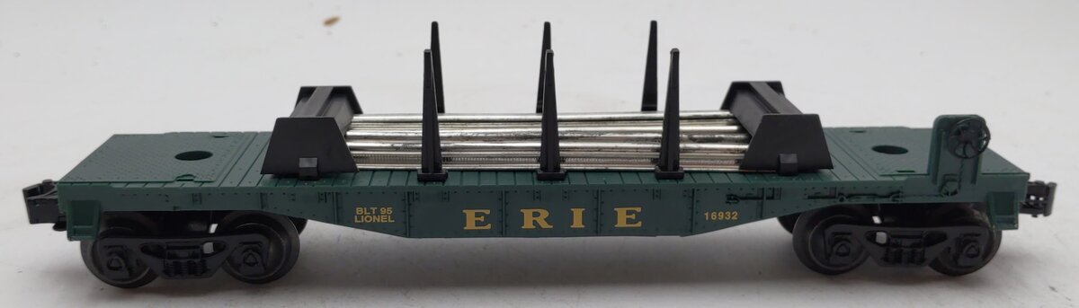 Lionel 6-16932 O Gauge Erie Flat Car w/Rails LN/Box