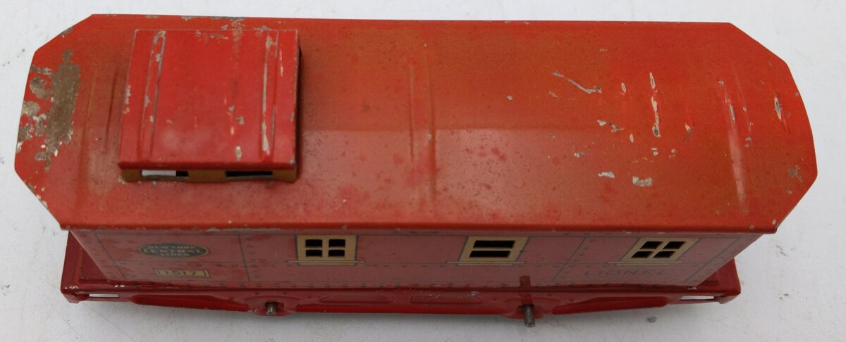 Lionel 1517 Vintage O New York Central Tinplate Caboose