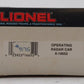 Lionel 6-16652 O Gauge Operating Radar Car LN/Box