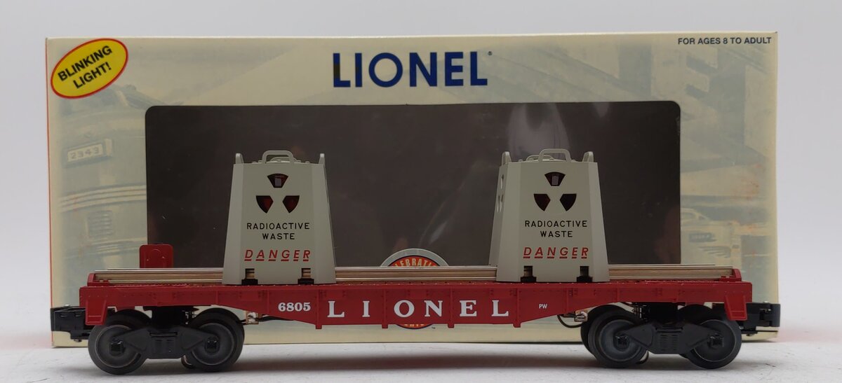 Lionel 6-29829 O Gauge Radioactive Waste Car #6805 LN/Box