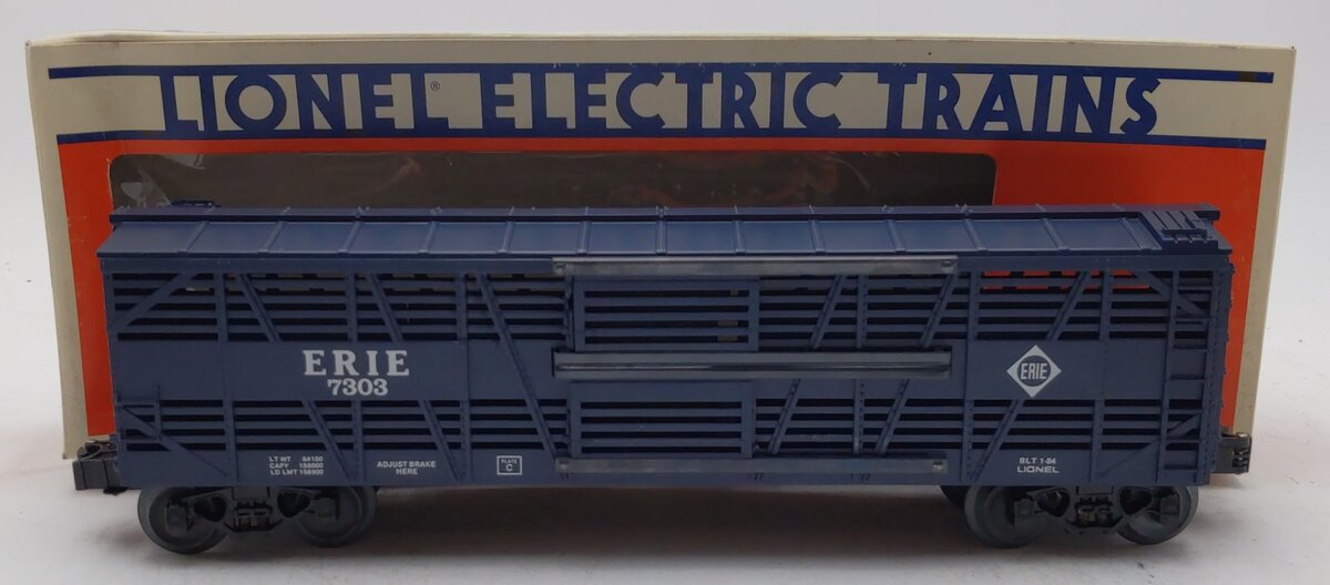 Lionel 6-7303 O Gauge Erie-Lackawanna Bi-level Stock Car LN/Box