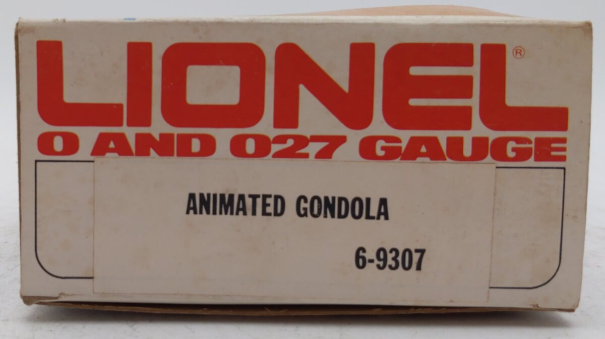Lionel 6-9307 O Gauge Erie Animated Cop & Hobo Gondola #9307 EX/Box