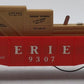 Lionel 6-9307 O Gauge Erie Animated Cop & Hobo Gondola #9307