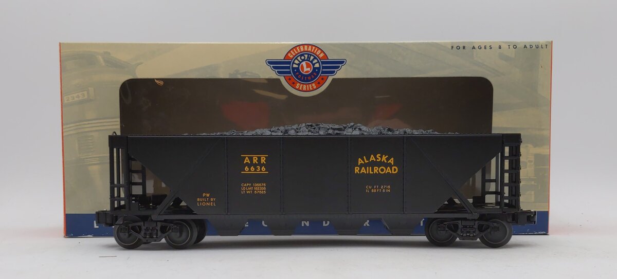 Lionel 6-19350 O Gauge PWC Alaska Quad Hopper #6636