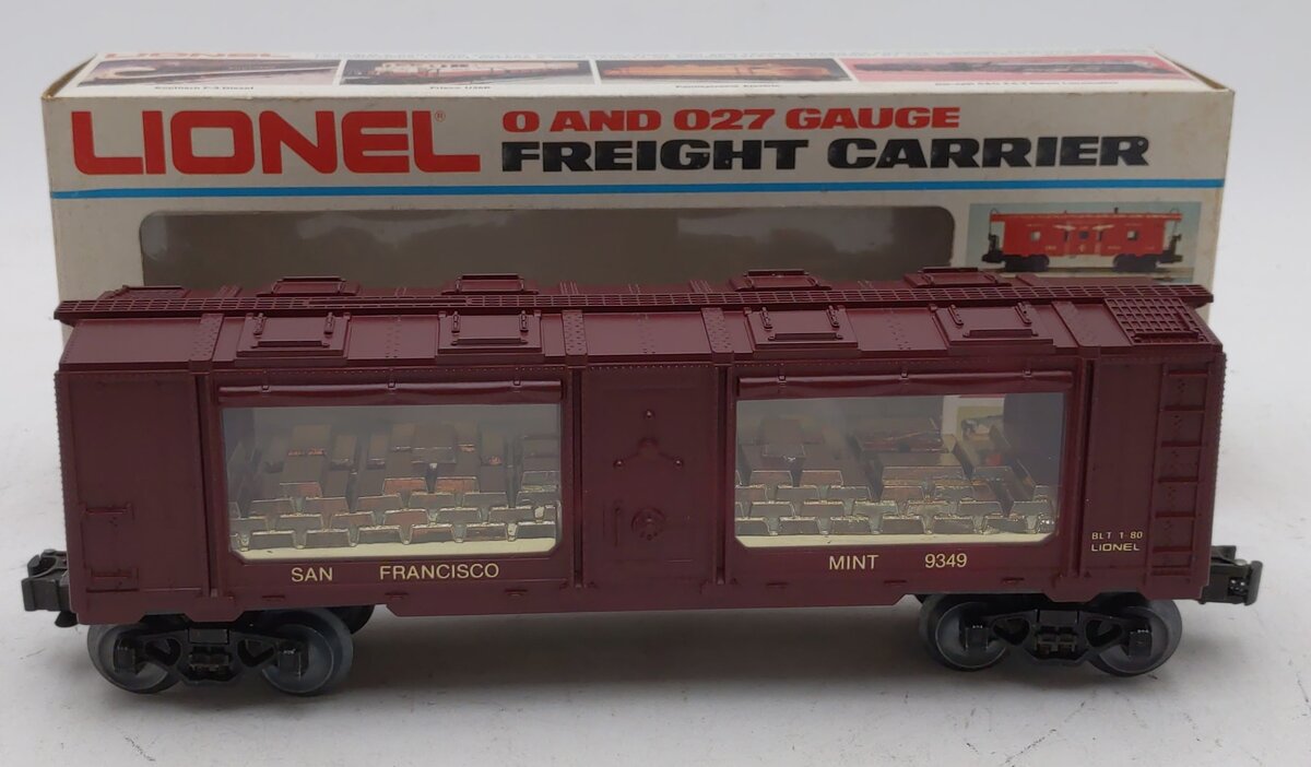 Lionel 6-9349 O Gauge Gold Bullion San Francisco Mint Car #9349 NIB