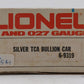 Lionel 6-9319 O Gauge TCA-1979 Silver Jubilee Mint Car LN/Box