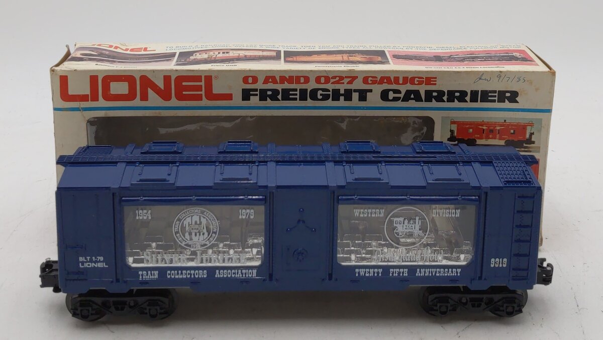 Lionel 6-9319 O Gauge TCA-1979 Silver Jubilee Mint Car NIB
