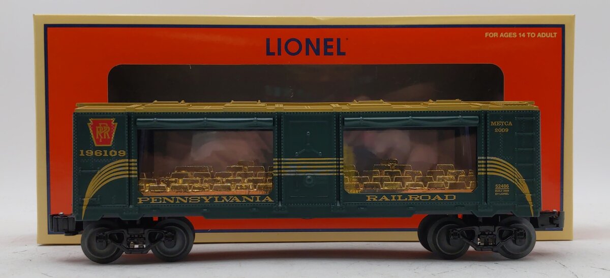 Lionel 6-52486 O Gauge Pennsylvania METCA 2009 Division Mint Car LN/Box