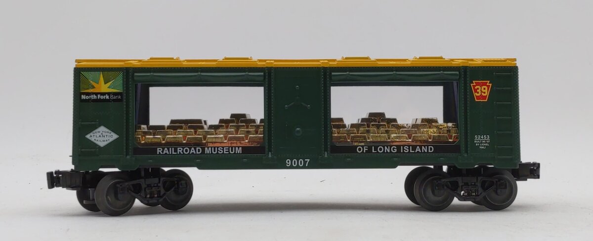 Lionel 6-52453 O Gauge Railroad Museum of Long Island North Fork Bank Car #9007 LN/Box
