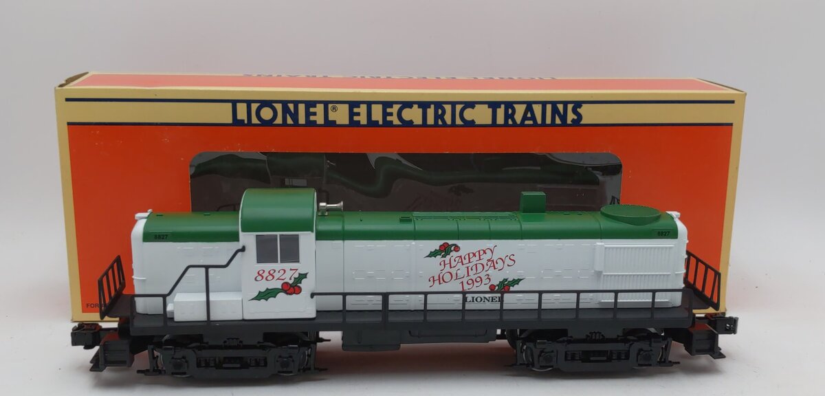 Lionel 6-18827 O Gauge Happy Holidays 1993 RS-3 Diesel Locomotive #8827 EX/Box
