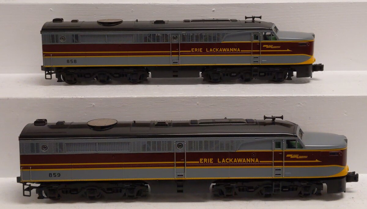Lionel 6-18116 O Gauge Erie Lackawanna PA AA Diesel Set #858/859 EX/Box