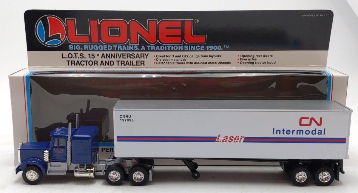 Lionel 6-52048 O / O27 LOTS 15th Anniversary Tractor & Trailer Truck