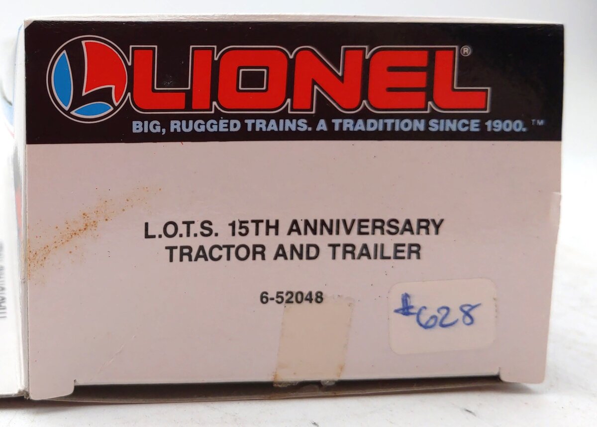 Lionel 6-52048 O / O27 LOTS 15th Anniversary Tractor & Trailer Truck