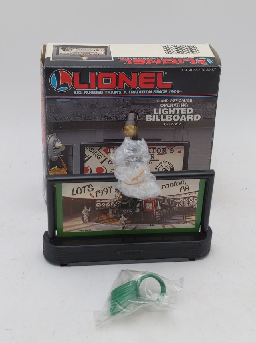 Lionel 6-52129 O Gauge 1997 LOTS Illuminated Billboards Scranton, PA LN/Box