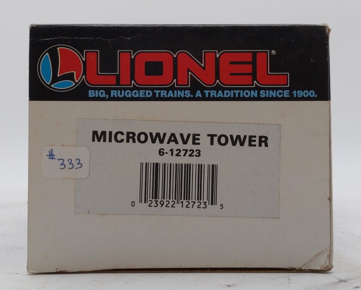 Lionel 6-12723 O Gauge Operating Microwave Tower LN/Box