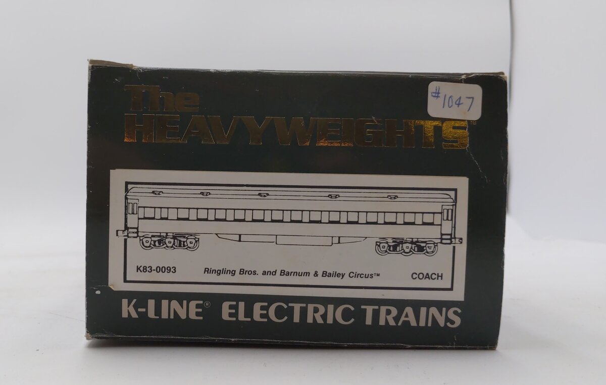 K-Line K83-0093 O Gauge Ringling Bros 18