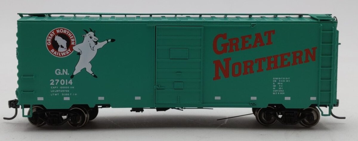 MTH 85-74058 HO Scale Great Northern 40' PS1 Boxcar #27014
