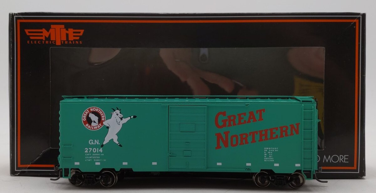 MTH 85-74058 HO Scale Great Northern 40' PS1 Boxcar #27014