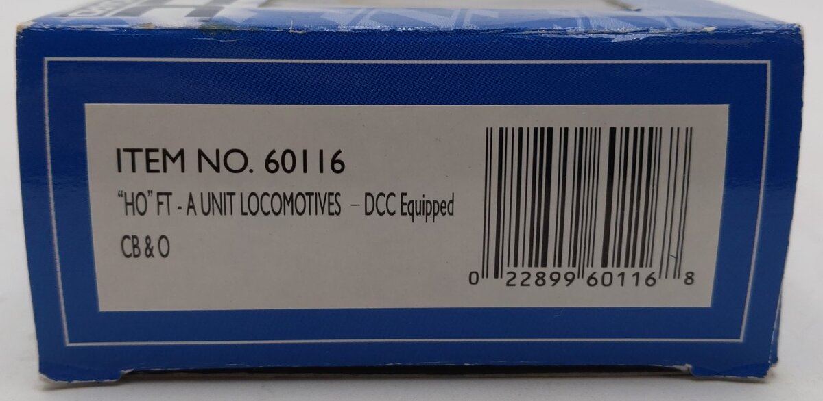 Bachmann 60116 HO Chicago Burlington & Quincy EMD FT-A Diesel Locomotive w/DCC