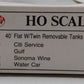 Model Power 8160 HO Scale Citi Service 40' Flatcar w/ Removable Tanks #62100