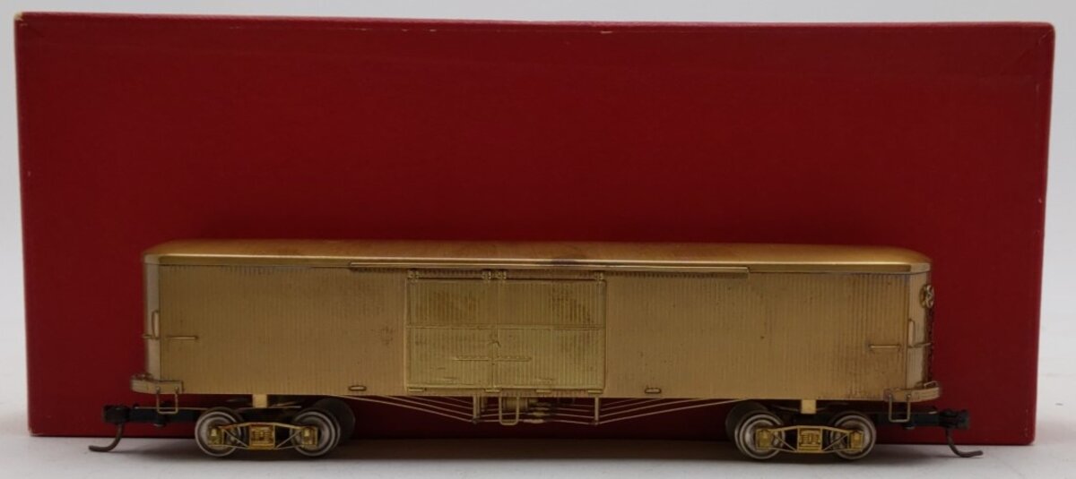 S. Soho & Co. 1005 HO Scale BRASS Interurban CERA Box Trailer VG/Box