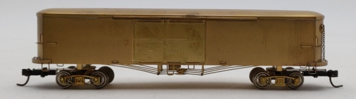 S. Soho & Co. 1005 HO Scale BRASS Interurban CERA Box Trailer VG/Box