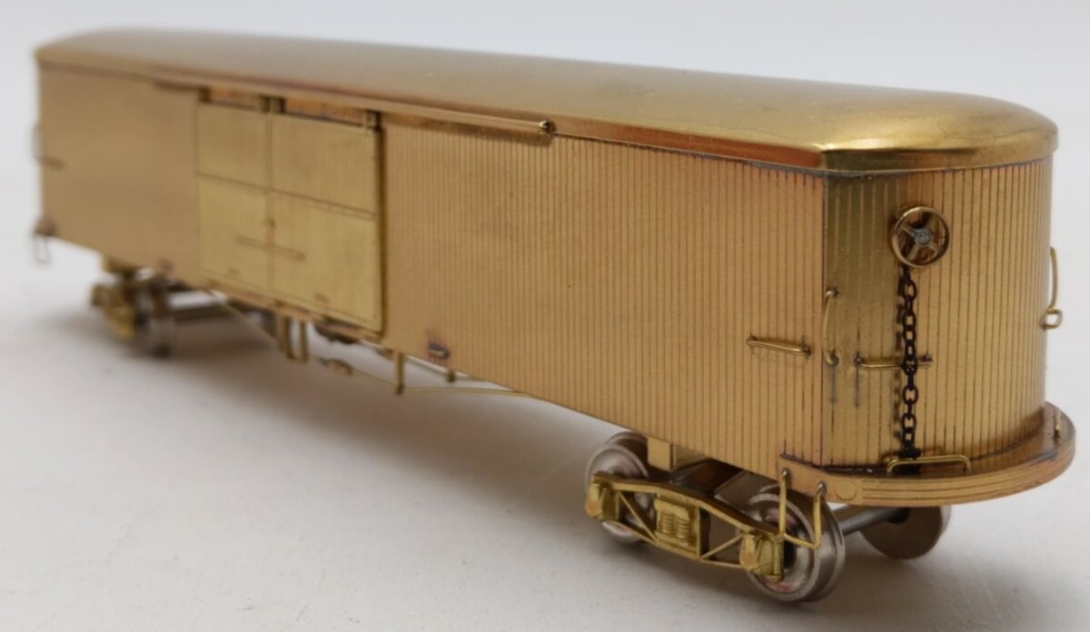 S. Soho & Co. 1005 HO Scale BRASS Interurban CERA Box Trailer EX/Box