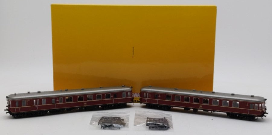 Brawa 44710 HO Scale DB Combustion Rail Car Set with DCC LN/Box
