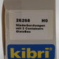 Kibri 26268 HO Scale Flat Car w/2 GleisBau Containers