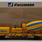 Viessmann 2625 HO GleisBau Low-Side Car w/Motorized Cement Mixer